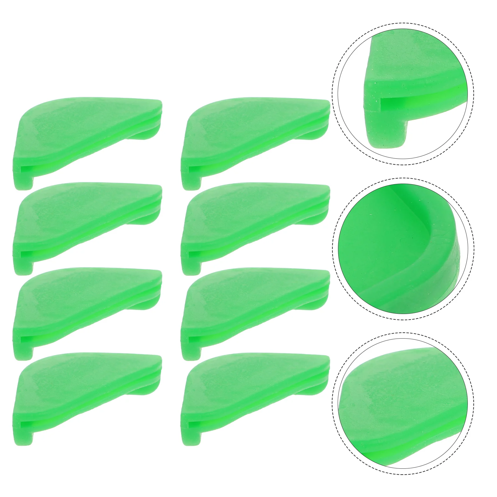 8 Pcs Defrosting Board Corner Protector for Cutting Cover Quick Thawing Chopping Protective Crib Bumper Plate Silicone Tray