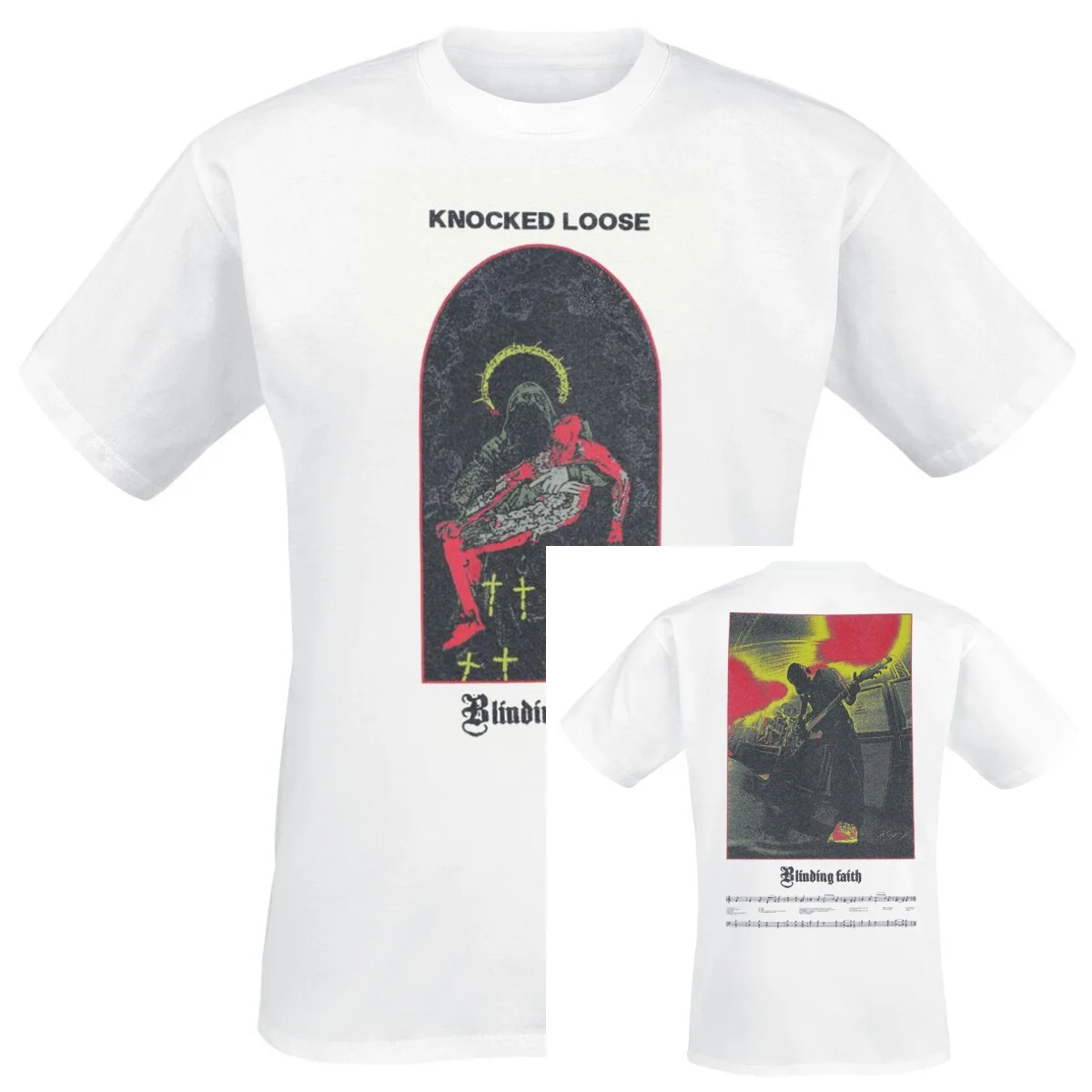 2026 Knocked Loose Graphic Cotton Band T-shirt Unisex Summer Short Sleeve Fashion Brand Tee Luxury Casual Vintage Tees