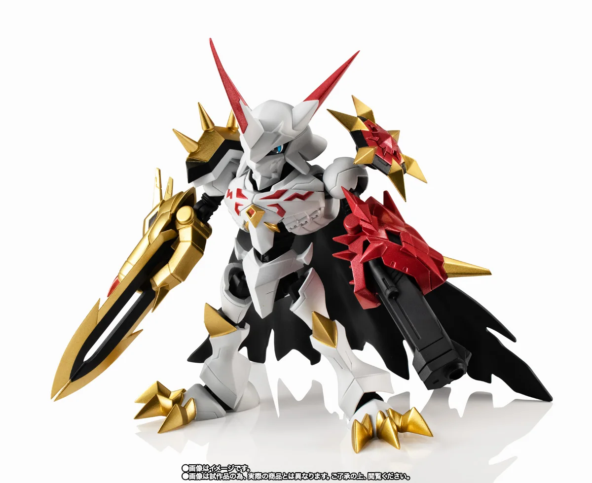 In Stock Original NXEDGE STYLE [DIGIMON UNIT] OMEGAMON Alter-S Anime PVC Action Figure Collector Cartoon Toys for Children 9cm