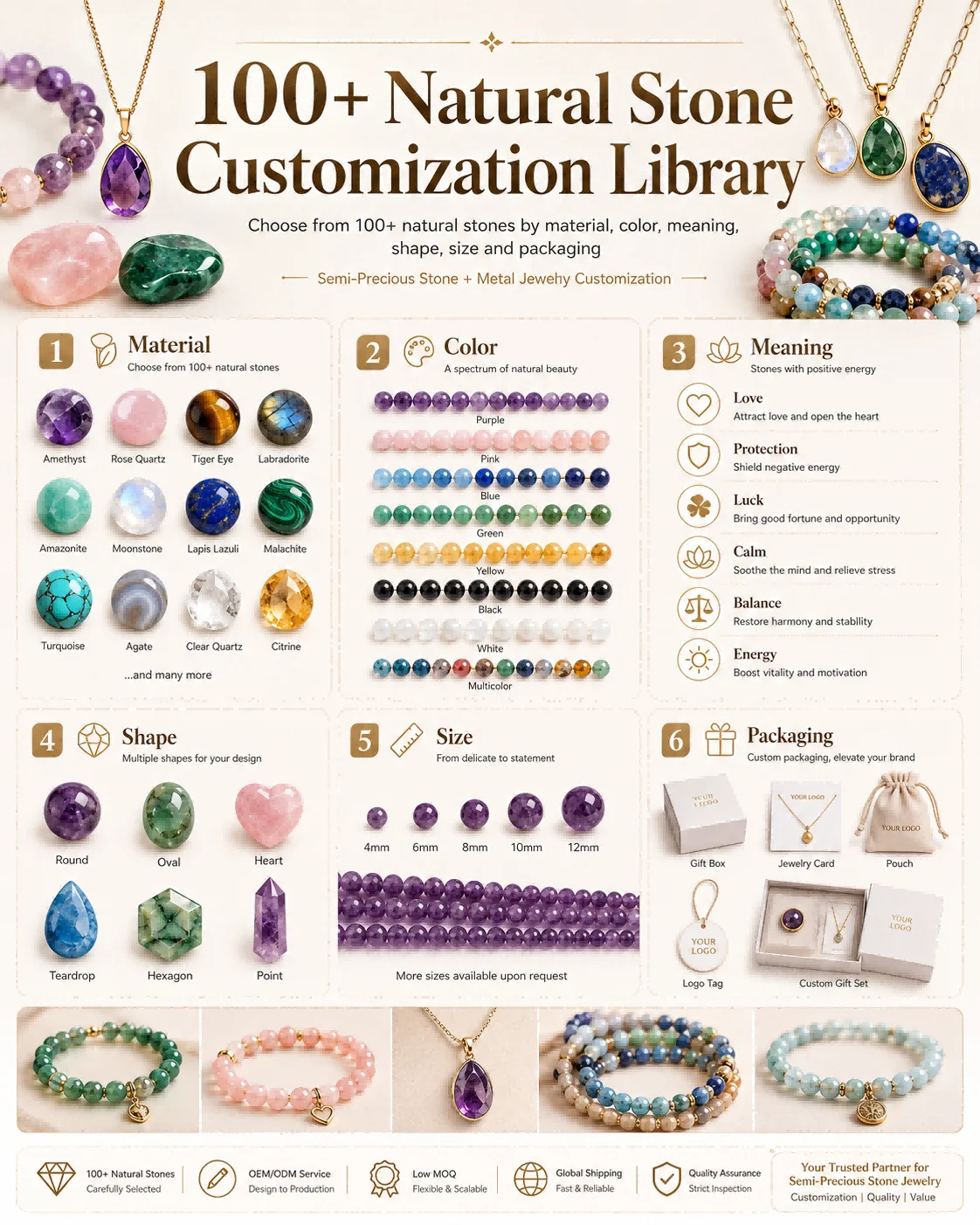 Natural Crystal Bracelets Faceted Gemstone 3mm Tiny Beads Stretch Bracelet Bohemian-Style Multi-Color Bracelets Classic Jewelry