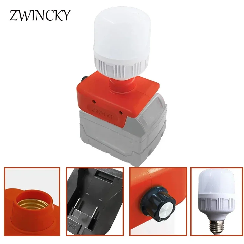 Bezprzewodowa lampa robocza LED do akumulatora litowego Milwaukee 18 V z żarówką LED 12 W 1300 lm ręczna latarka LED 48-11-1811 48-11-1815