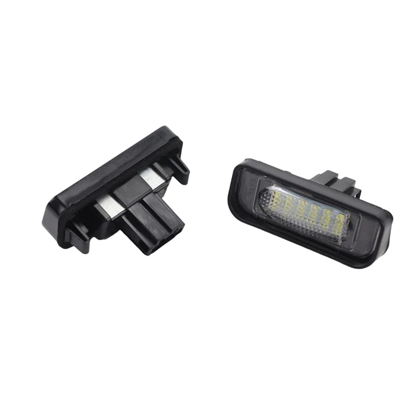 2PCS LED License number Plate Light for Mercedes Benz W220 S Class S320 S350 S500 S55 S600 S65 1999 2000-2005 6500K Super White view 3