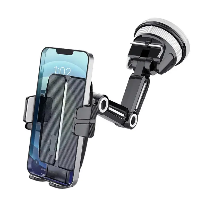 

Подставка для телефона на приборной панели автомобиля, автоматический воздуховыпускной навигационный кронштейн, прочная присоска, инструмент для удержания телефона для приборной панели