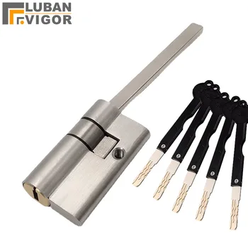 꼬리 C 클래스 코어 도난 방지 도어 비상 잠금 코어가 있는 스테인레스 스틸 자동 지문 잠금 실린더