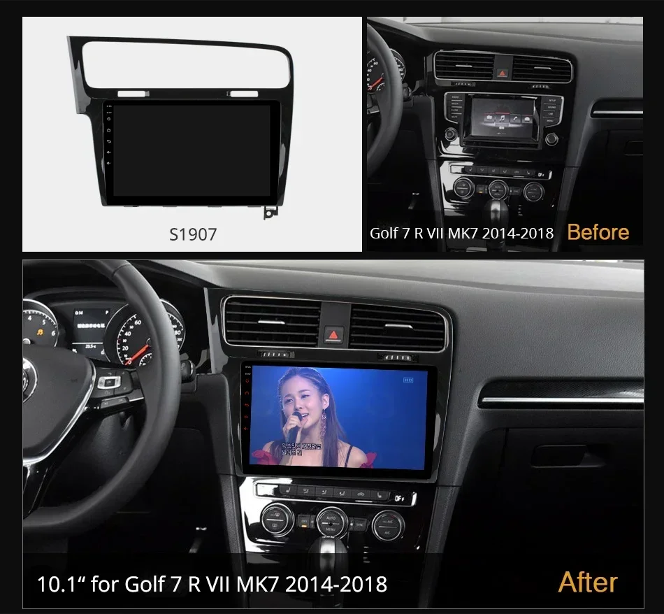 Ownice K6+ 2K 8+256 for Volkswagen Golf 7 2012 - 2020 Car Radio Multimedia Video Player Navi Stereo GPS Android 12 No 2din 2 Din