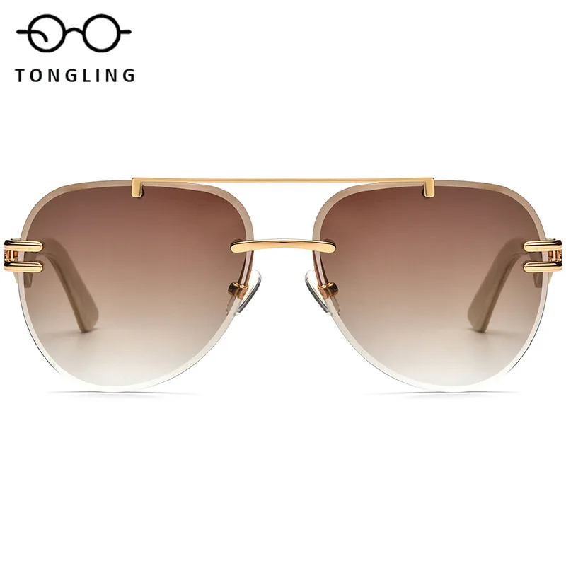 2025 High-quality fashion natural buffalo horn precious white horn leg high-grade UV protective sunglasses for men and women