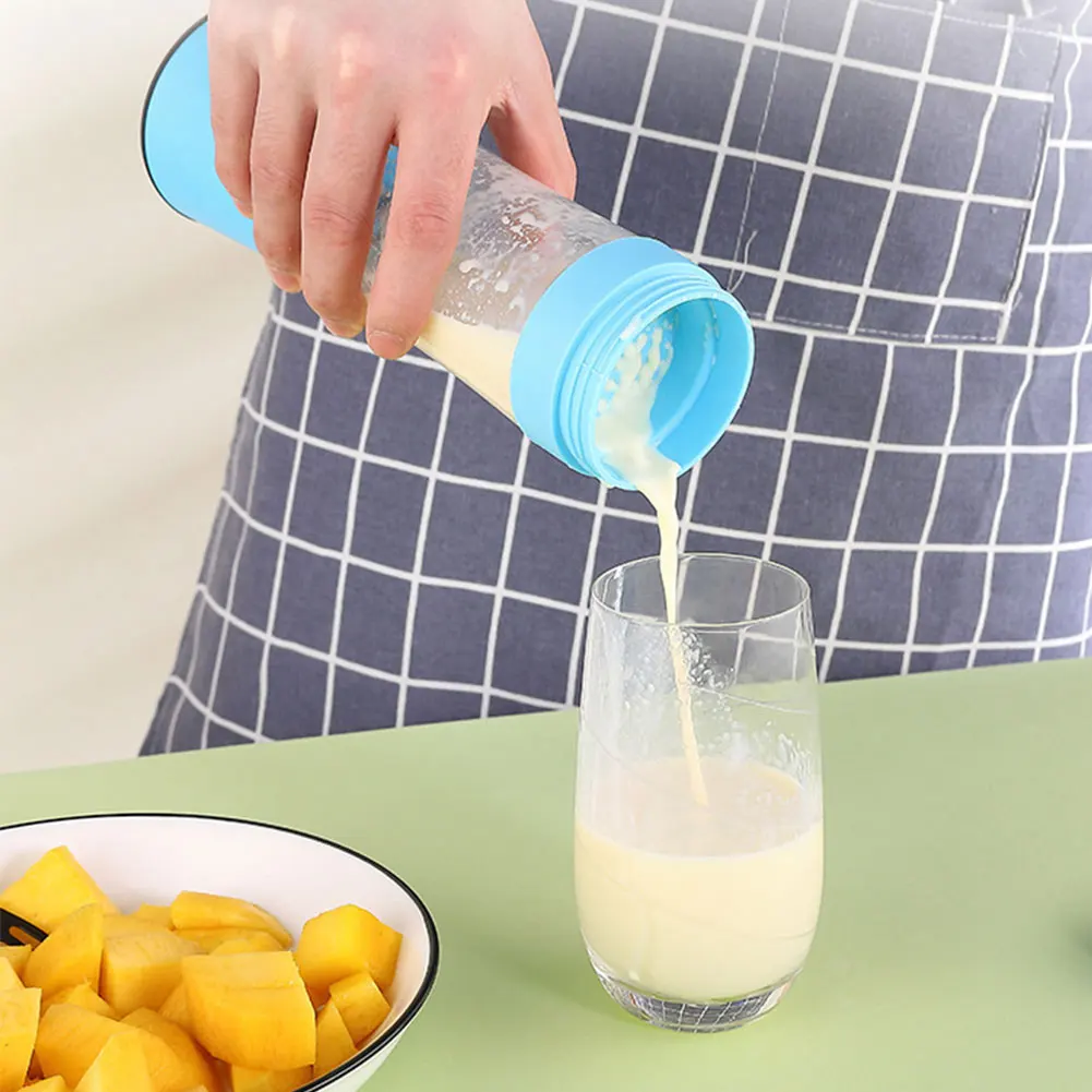 400ml Portable Juicer Cup Electric Glass Blender Mixer Smoothie Lemon Squeezer USB Charging Kitchen Automatic Fresh Fruit Juicer