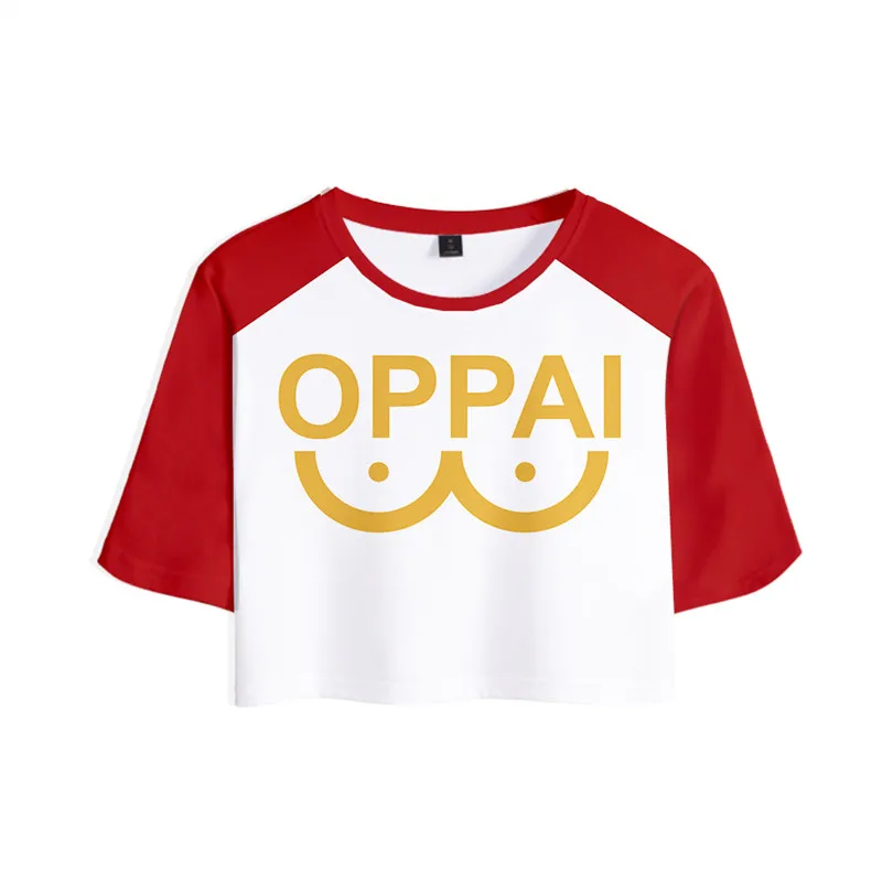 Anime Saitama Oppai Two Pieces Set Women Cosplay Costume 3D T-Shirt + Shorts Suit Summer Tops Tees Fashion Tshirt Women Clothing