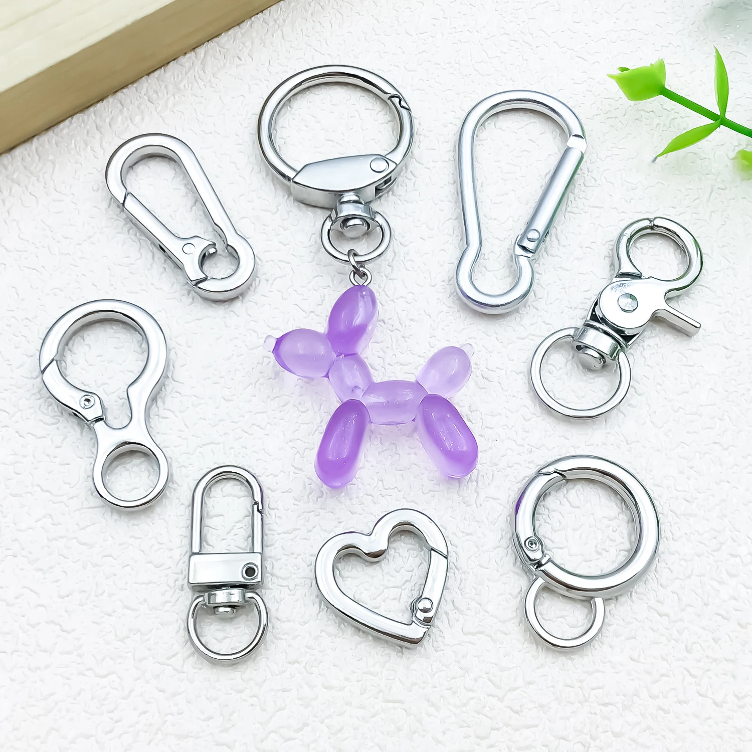 10pcs Door Buckle Keychain Collection Is Suitable for DIY Bag Jewelry Pendant universal Buckle Carabiner