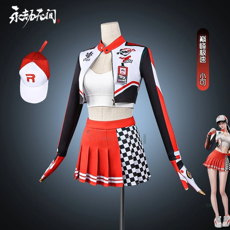 

Naraka: Bladepoint Kurimi Cosplay 코스프레 Biker Jacket Hat Gloves Christmas Halloween Role Play Sexy Uniform Women Carnival