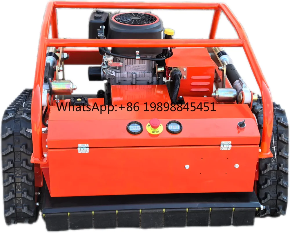 LM-860 공장 직판 CE 인증 크롤러형 신형 원격 제어 잔디깎이 농업용 잔디깎이