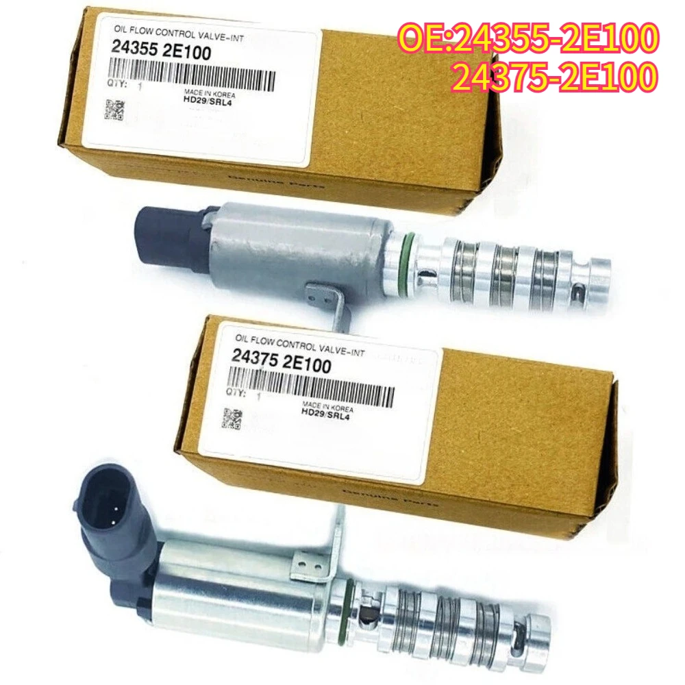 

High quality New For 24355-2E100 24375-2E100 ExhaustIntakeVariable Valve Timing VVT Solenoid Kia Hyundai Tucson Elantra Sonata