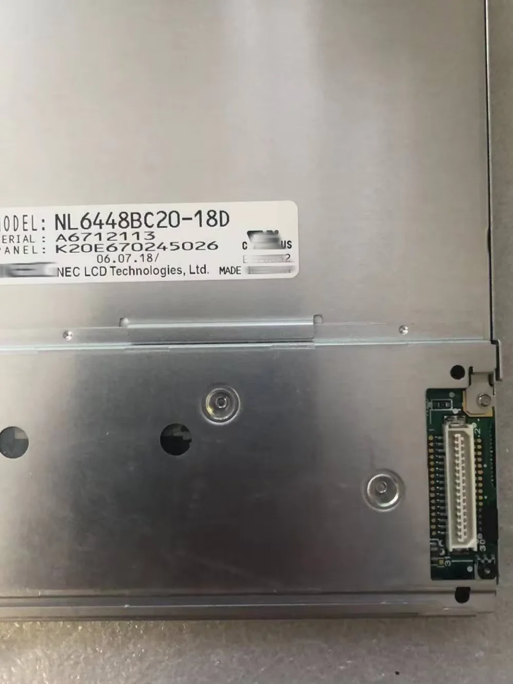 Schermo industriale originale NL6448BC20-18