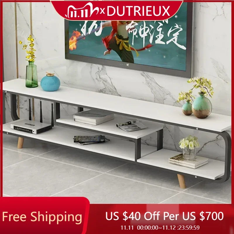 

White Cabinets Tv Stands Organizer Designer Center Drawers Movies Entertainment Tv Table Floor Muebles Para Tv Home Furniture