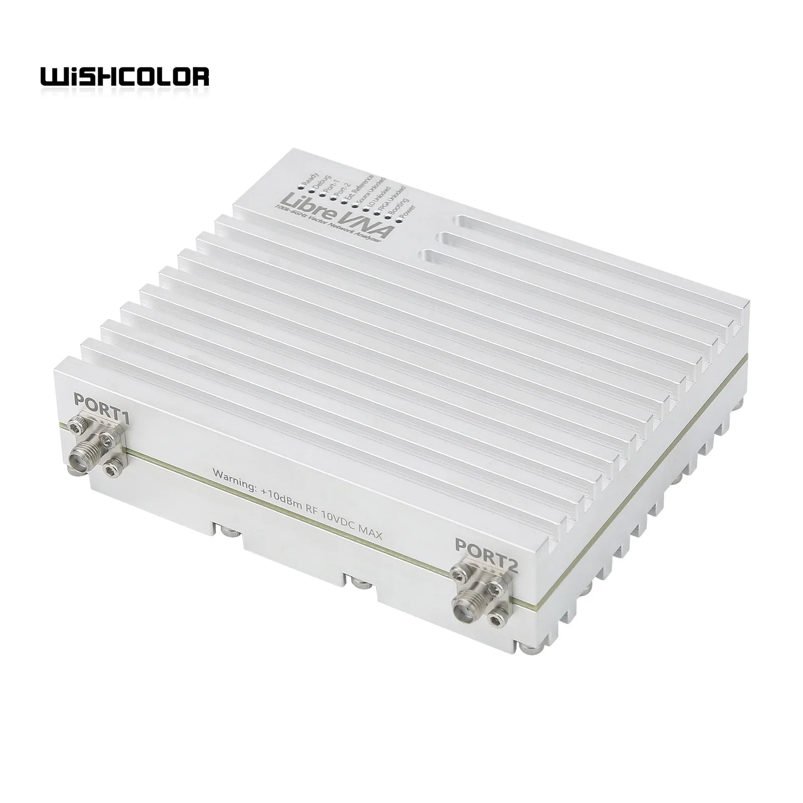 Wishcolor LibreVNA 100kHz-6GHz 2-Port Vector Network Analyzer with Stainless Steel Flanged Connectors