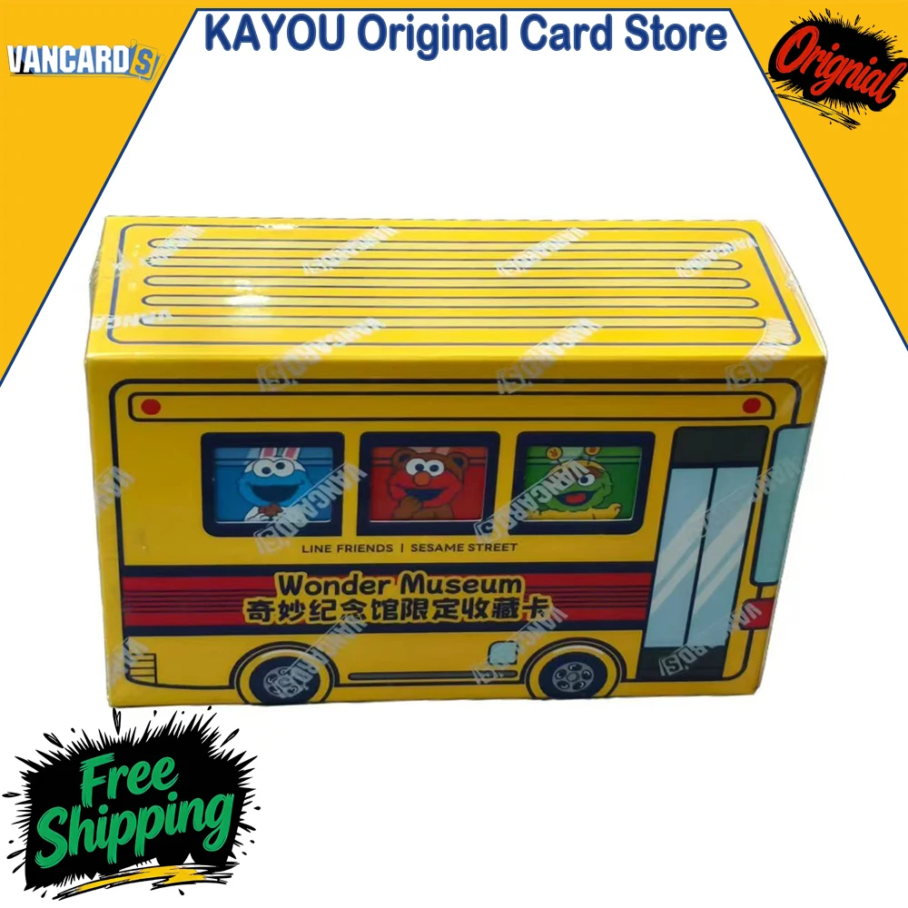VANCARD'S LINE FRIENDS SESAME STREET Wonder Museum Wonderful Memorial Hall Limited Edition Collectible Cards Original Gifts
