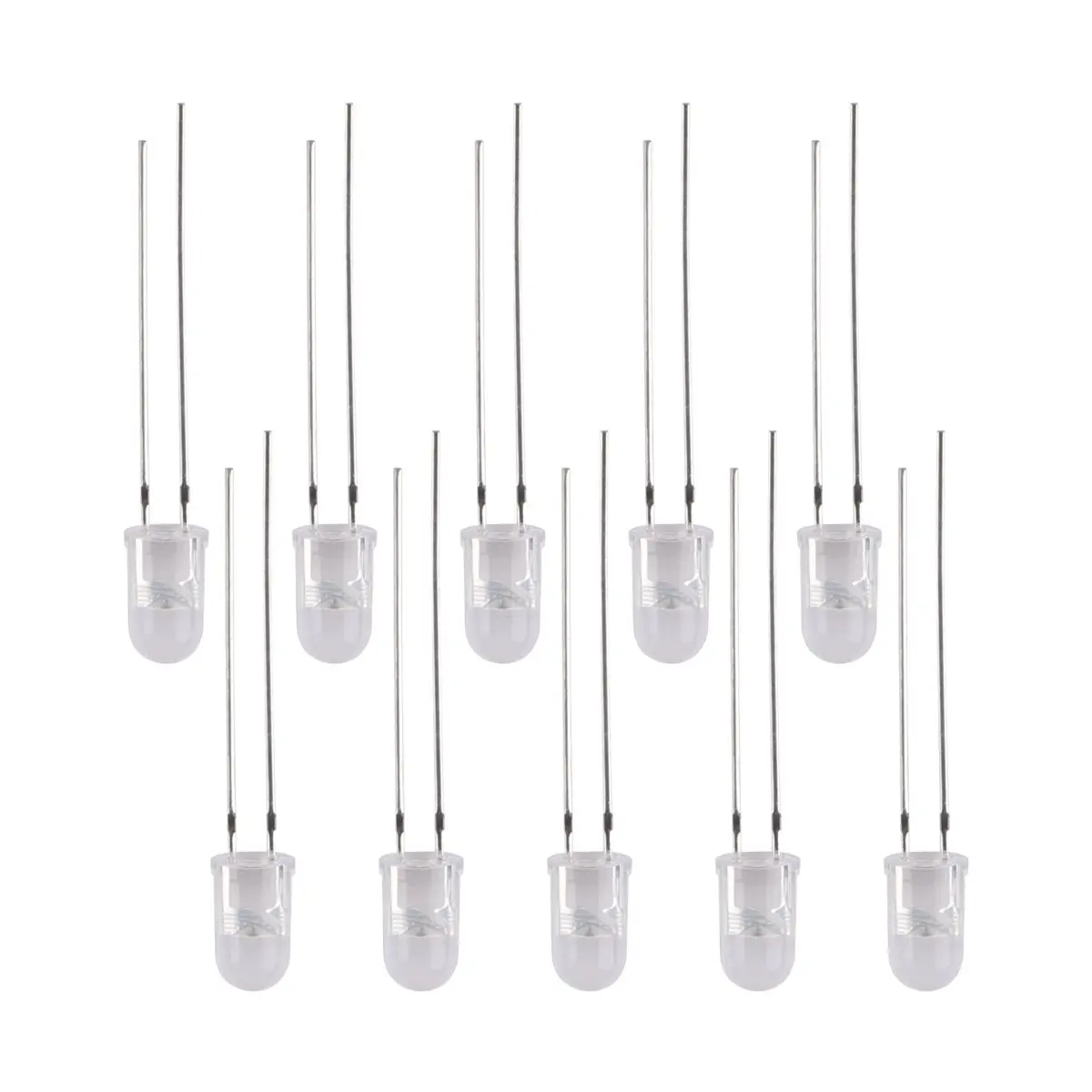 L77A 10pcs 5mm IR LED Infrared Light Emitting Diode.