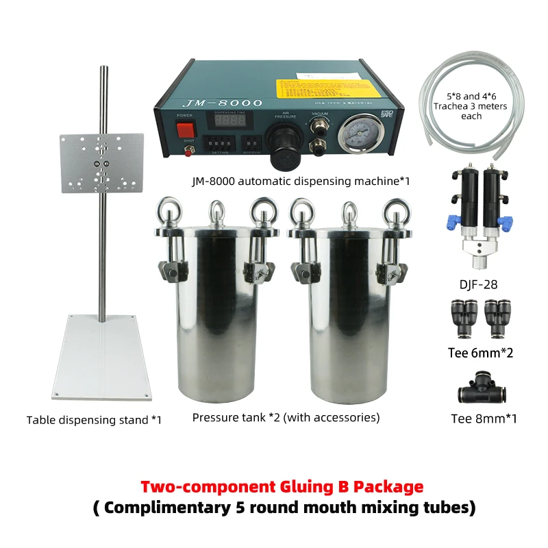 

Two-Component Suction Type Diaphragm Dual Cylinder AB Glue Filling Machine New Condition for Packaging and Gluing Equipment