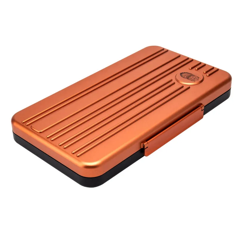 

New Color LUBINSKI Portable Cigar Box 5 Cigars Alloy Luxury Moisturizing Bag High-End 3M Travel Cigarette Case Humidor Box 2025
