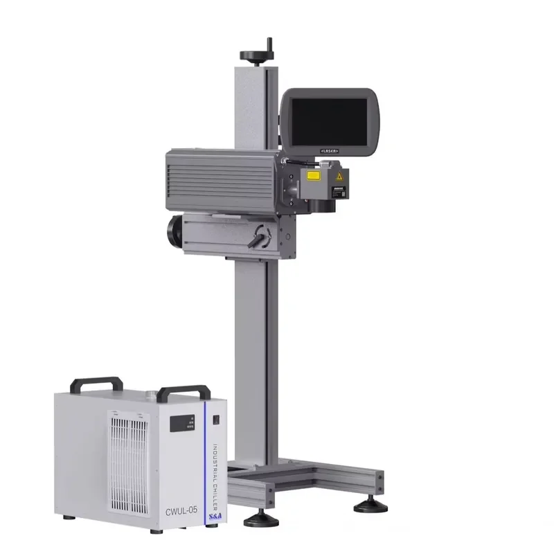 For YAOMATEC 5W High Precision UV Laser Marking Machine Portable UV Laser Printer for Plastic Bottles PPR Tubes