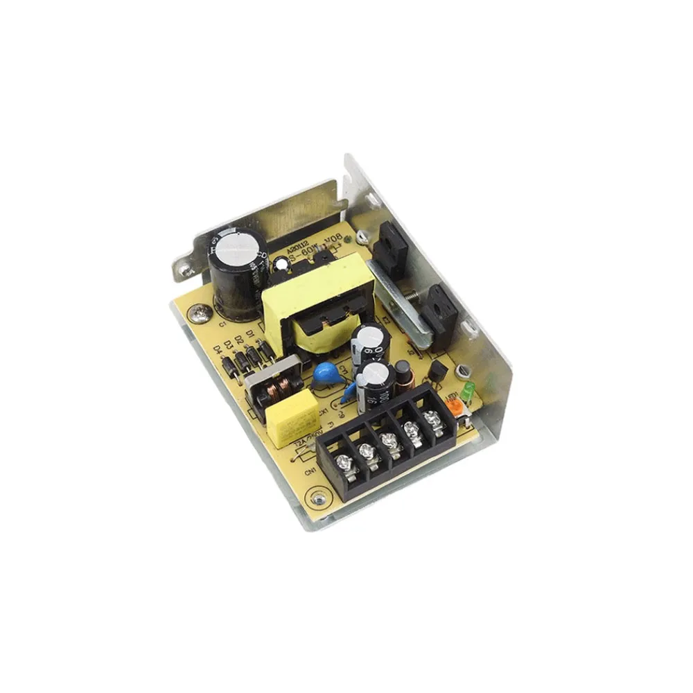 DC 12V 5A Switching Power Supply Module AC100-260 to 12V 5A Power Supply Board 60W Transformer LED Monitoring Power Adapter