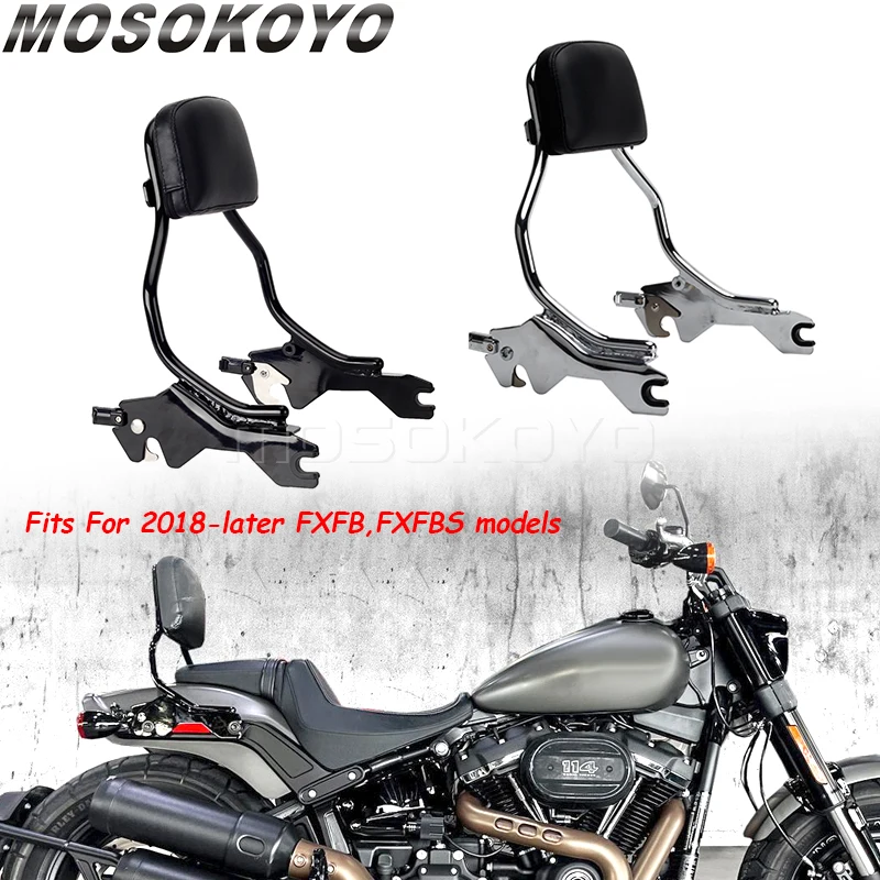 

Мотоциклы со съемной спинкой, аксессуары для бара, Кафе Racer для Harley Fat Bob Softail FXFB FXFBS 114, пассажирская система