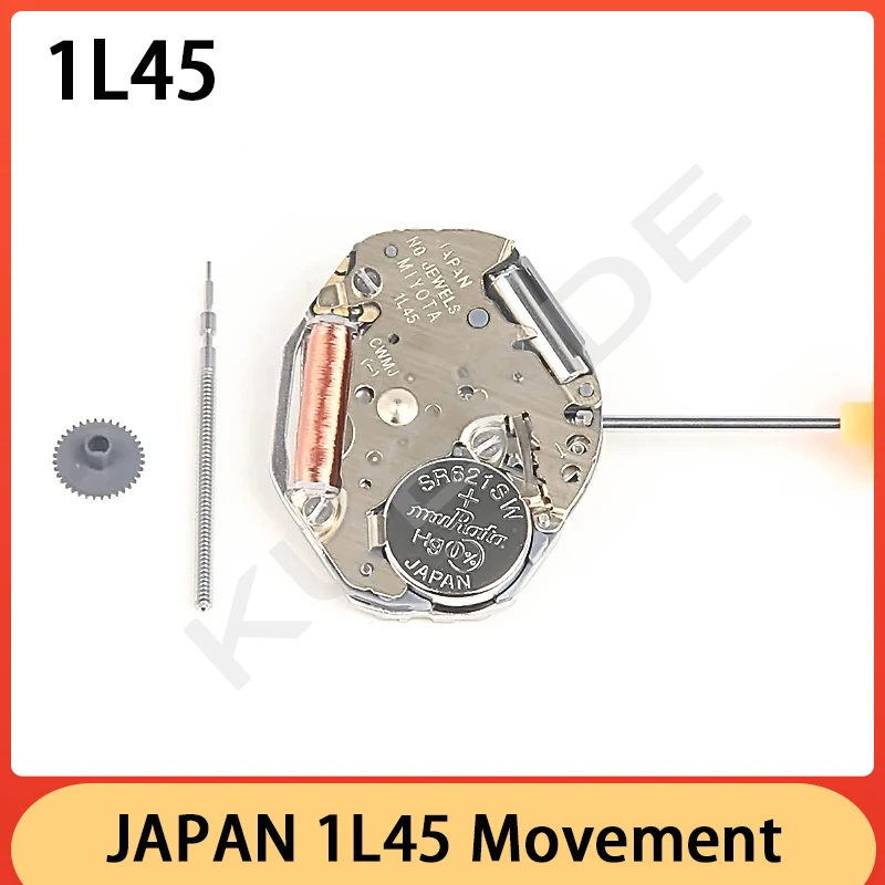 JAPAN Standard 1L45 Quartz Electronic Movement 2 Hands With Small Second Watch Movement Repair Replacement Parts Wholesale Price