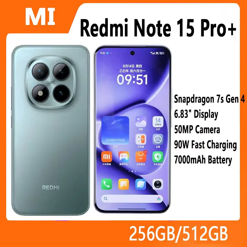 Redmi Note 15 Pro+ Smartphones Snapdragon 7s Gen 4 6.83