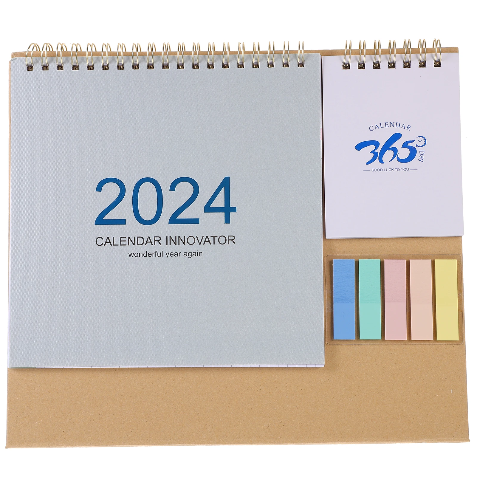 

Desk Calendar 2024 Minimalist Modern Style Daily Planning Office Desktop Monthly Flip Calendar Decorative Desk Calendar-2024