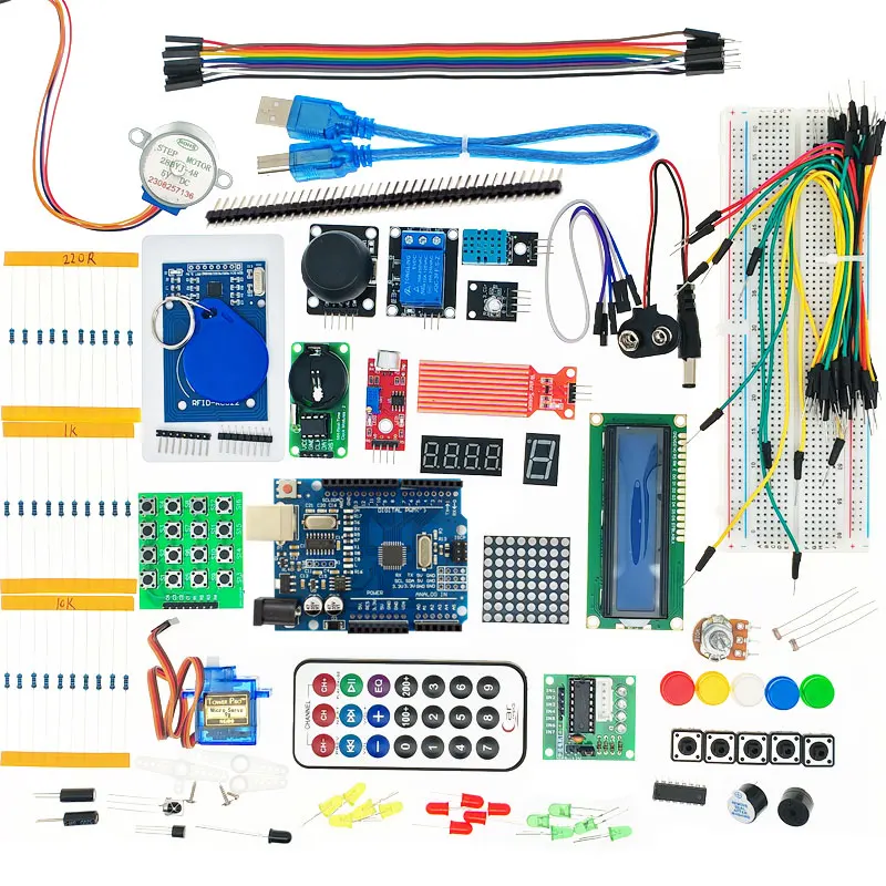 Basic Starter Kit for Arduino Starter Kit with Retail Box for School Kids Education Programming Kit Educational Toys for Arduino