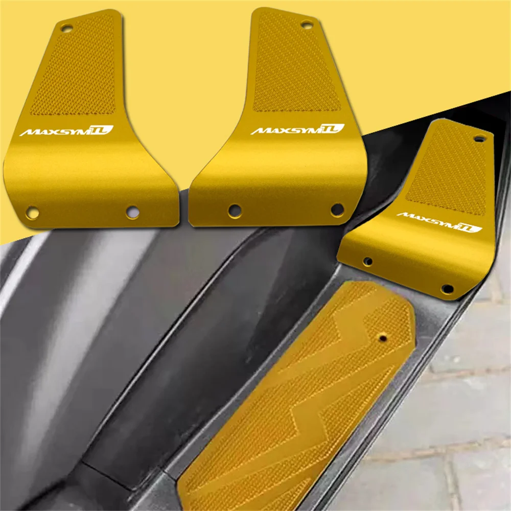 For SYM MAXSYM 500TL TL500 TL 500 TL508 Motorcycle Accessories Scooterv CNC aluminum alloy anti slip particles Footrest