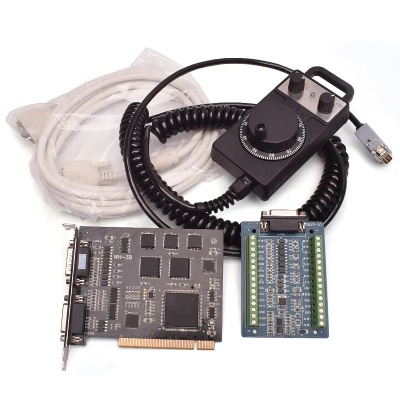Ncstudio 3 Axis Control System PCIMC 3G Motion Control Card With Electronic Handwheel for CNC Router V5 System