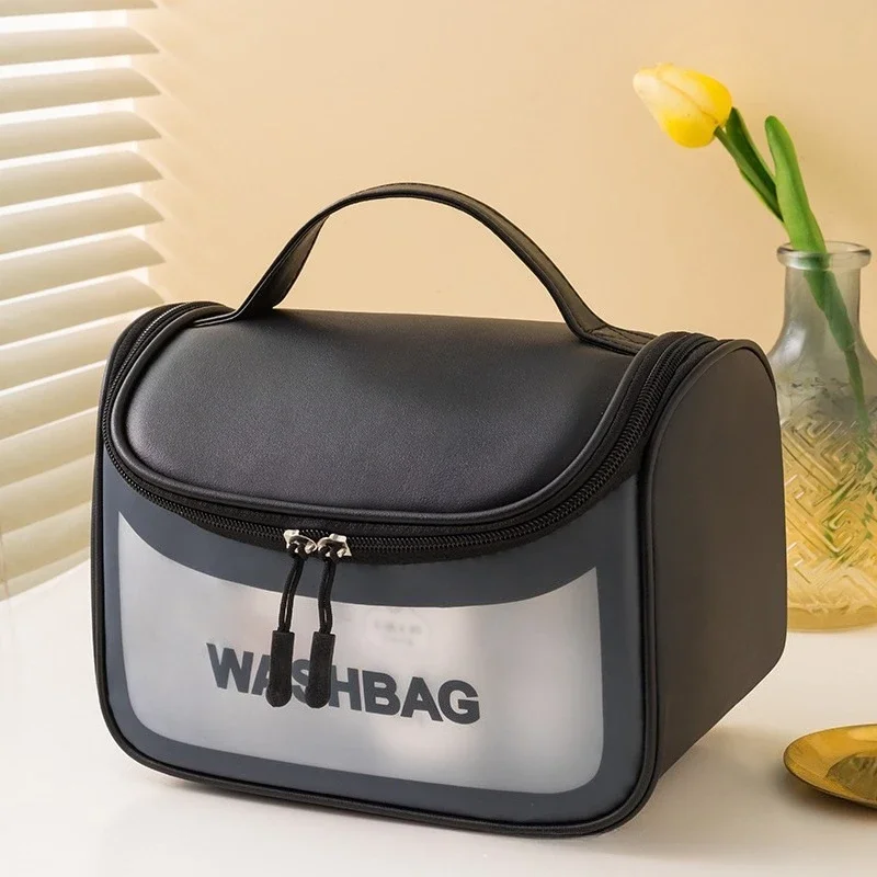 Large Capacity Waterproof Hanging Toiletry Bag Portable Travel Cosmetic Storage Bag For Women