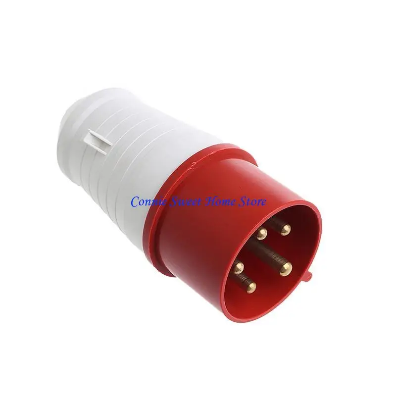 LXAF 32 Amp 5pin Industrial Plug 240-415V Weatherproof IP44 3P+N+E 32A