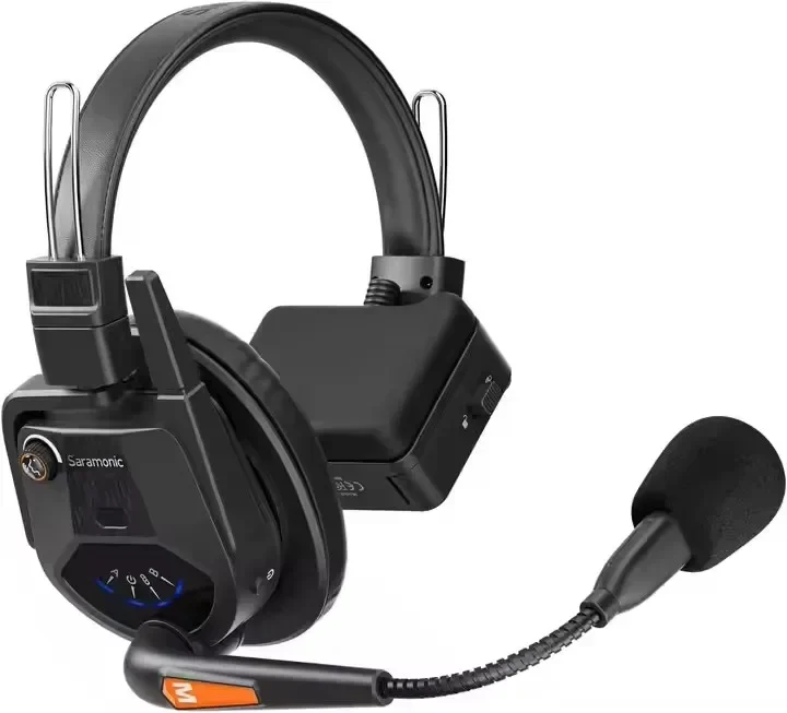 Saramonic WiTalk9 WT6S Full-Duplex Wireless Headset Intercom System 500m Ran Team Communication 1 Master 5 Remote Walkie Talkie
