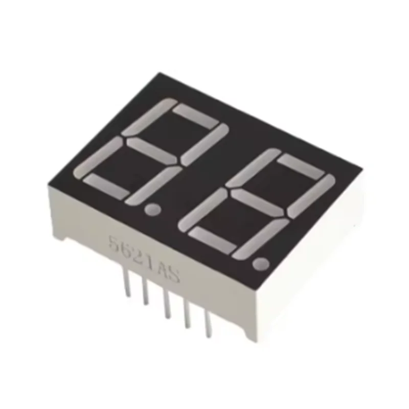 Pantalla de dígitos LED de cátodo común rojo de tubo digital de 0,56 pulgadas, 7 segmentos, 1 bit, 2 bits, 3 bits y 4 bits