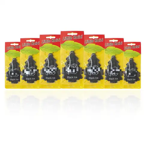 5/20pcs cool ice Scent Car Air Freshener, Natural Tea-Scented Paper, Car-Mounted Hanging Type, Car Interior Accessories