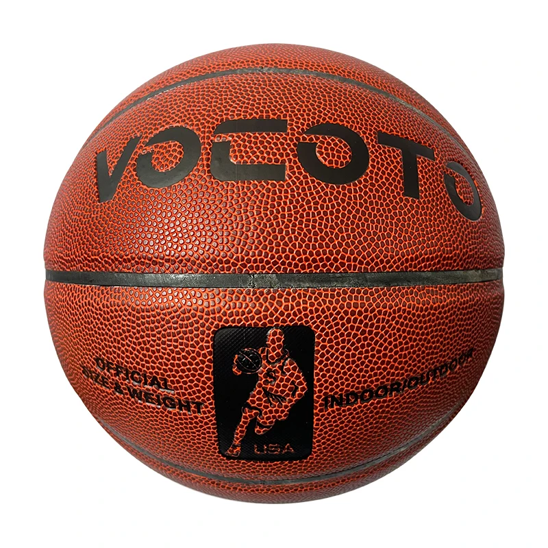 

VOCOTO Classic brown standard size 7 PU basketball, indoor and outdoor composite anti-slip particles, wear-resistant street bask
