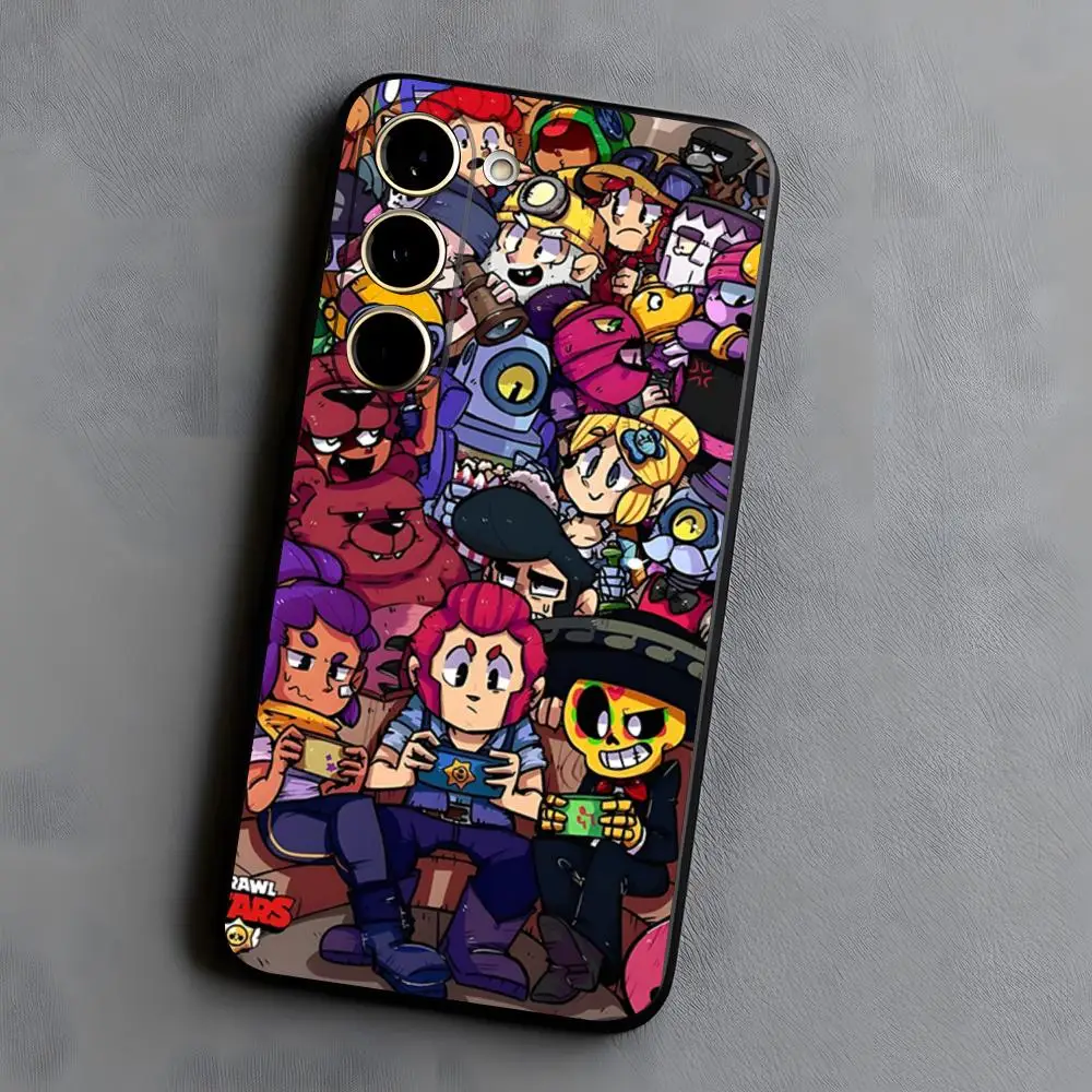 Funda de teléfono con dibujos de estrellas del juego l-leones para Samsung A16 A26 A36 A56 A15 A25 A35 A55 A34 A24 A54 A23 A53Cubierta suave negra