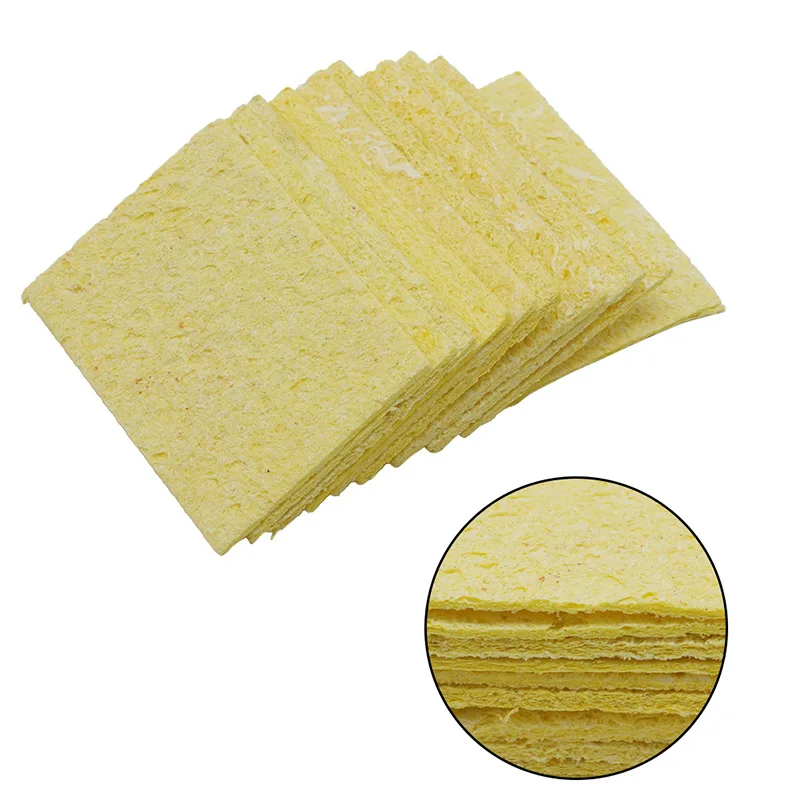 10 stks Elektrisch Lassen Soldeerbout Spons Cleaning Cleaner Pads