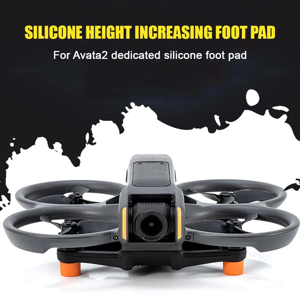 6Pcs Drone Height Enhancing Foot Mat For DJI Avata 2 Anti-slip Shock Safe Flight Drone Foot Pads For DJI Avata 2 Accessories