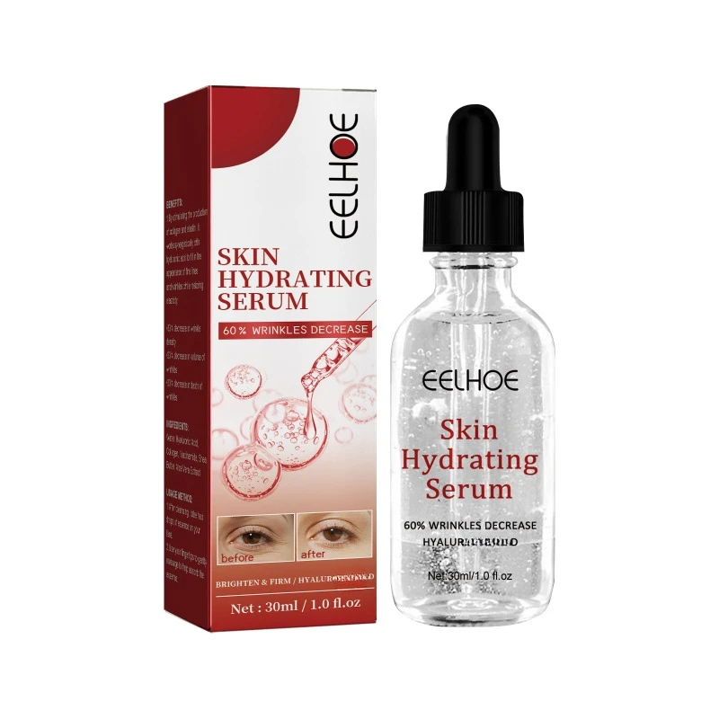 Feuchtigkeit spendende Anti-Falten-Essenz verblassen feine Linien Stirn heben straffende Haut feuchtigkeit spendend Anti-Aging aufhellen Gesichts pflege serum