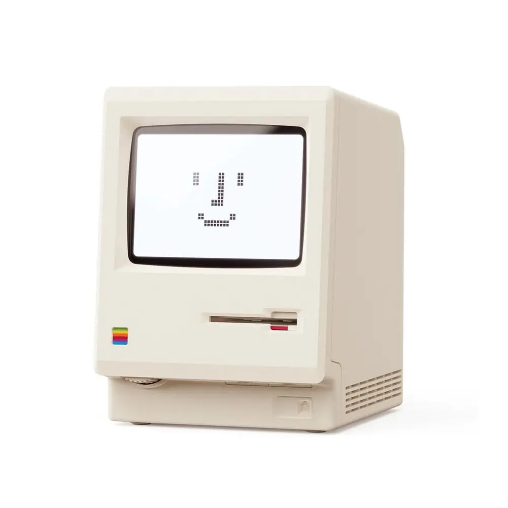

Retro Maclock Macintosh Alarm Clock A Classic Desktop Ornament with A Digital Clock Design