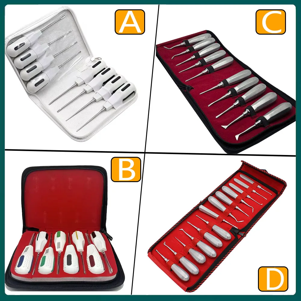 

Стоматологический подъемник из нержавеющей стали с изогнутым корнем и шестигранной ручкой для автоматического извлечения зубов, хирургический инструмент для стоматолога