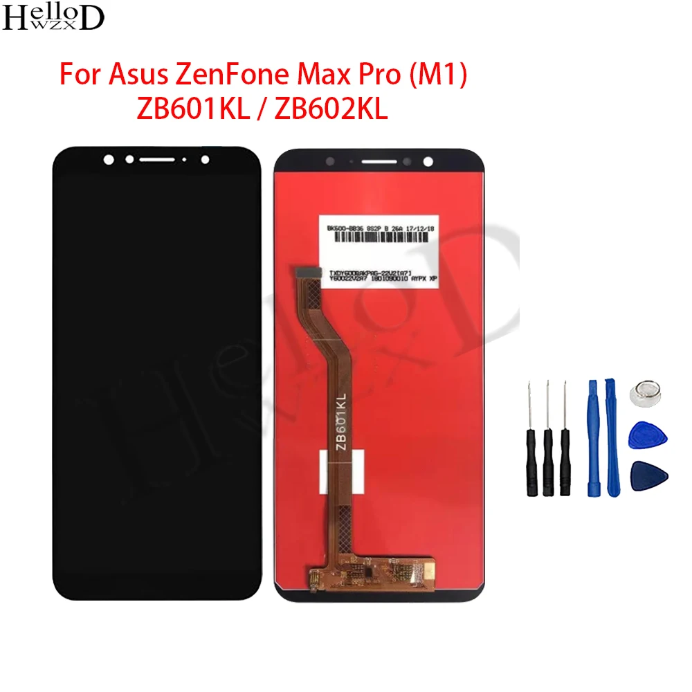 ЖК-экран для Asus ZenFone Max Pro M1 ZB601KL ZB602KL, ЖК-дисплей, сенсорный экран, дигитайзер в сборе, запасные части