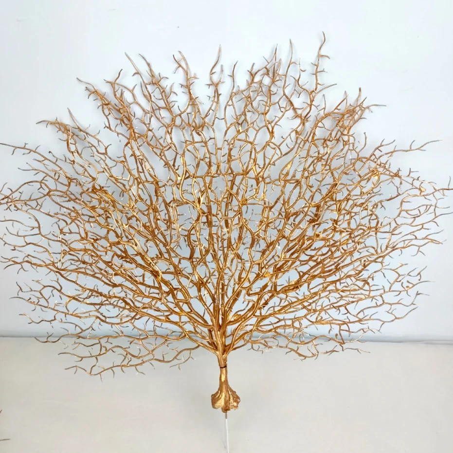 Artificial Plants Peacock Coral Branch  for Wedding Party Supplies Home Decoration Fake Flowers