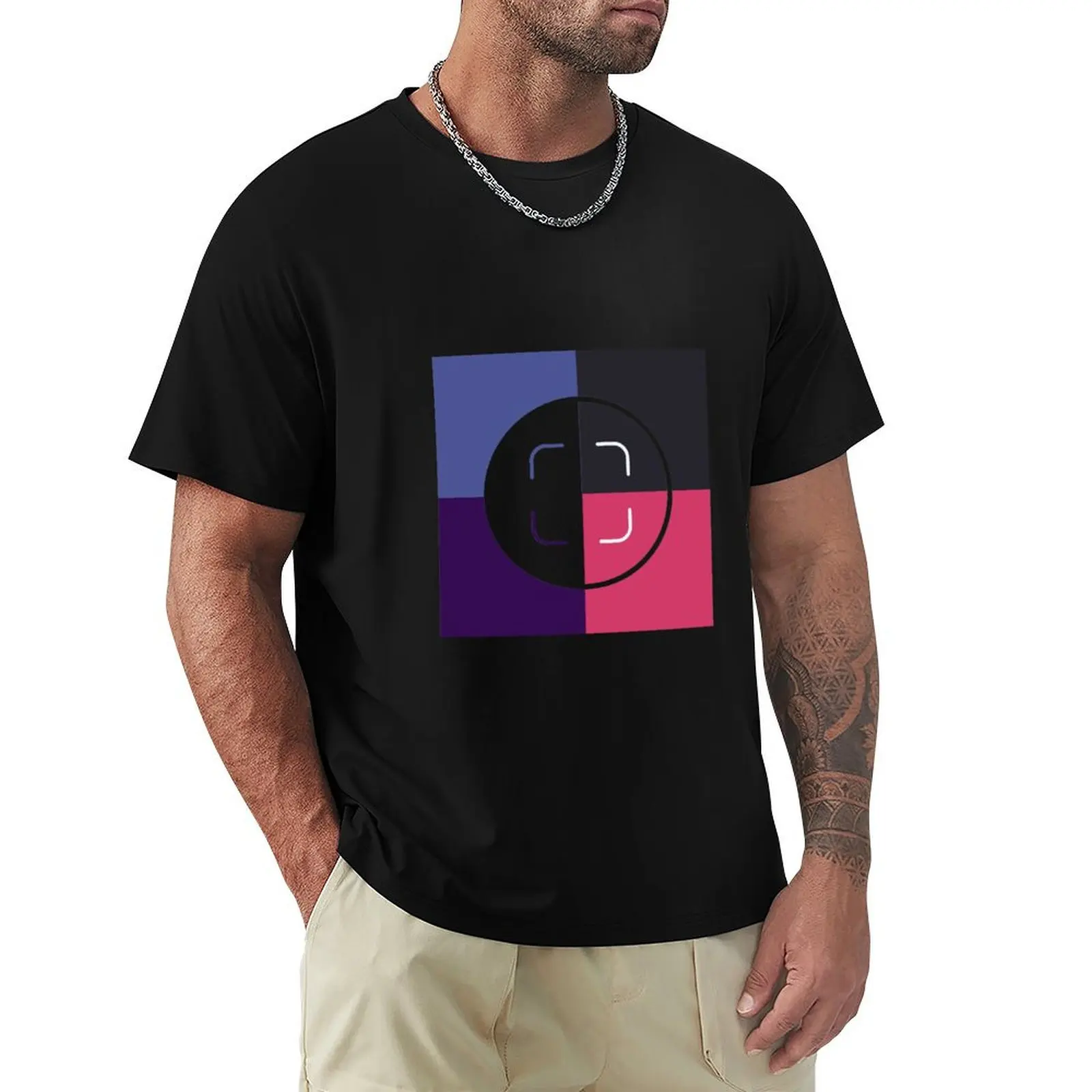 The Four Corners of Photography T-Shirt Casual All Match Short Sleeve T-Shirt