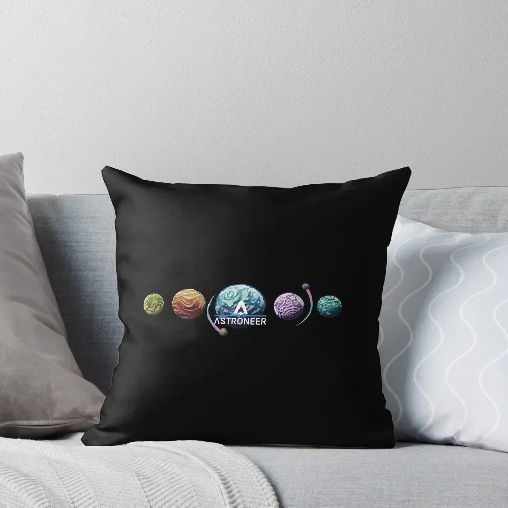 

Astroneer Planets Throw Pillow pillow cover christmas Christmas Pillow Covers Luxury Sofa Cushions Cushion Child
