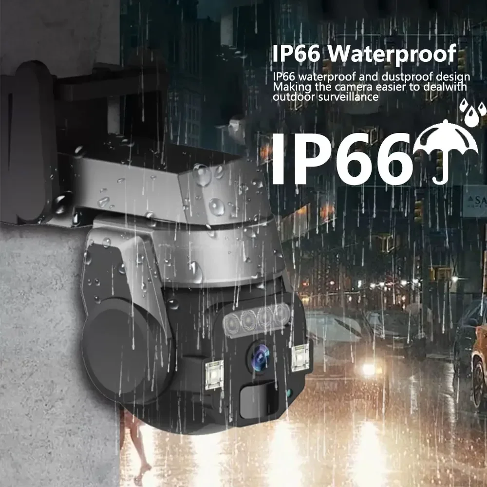 360 Wireless Outdoor 5MP WiFi Security Camera TUYA Smart Life Home PTZ Video Surveillance IP Camera CCTV Auto Tracking Audio Cam