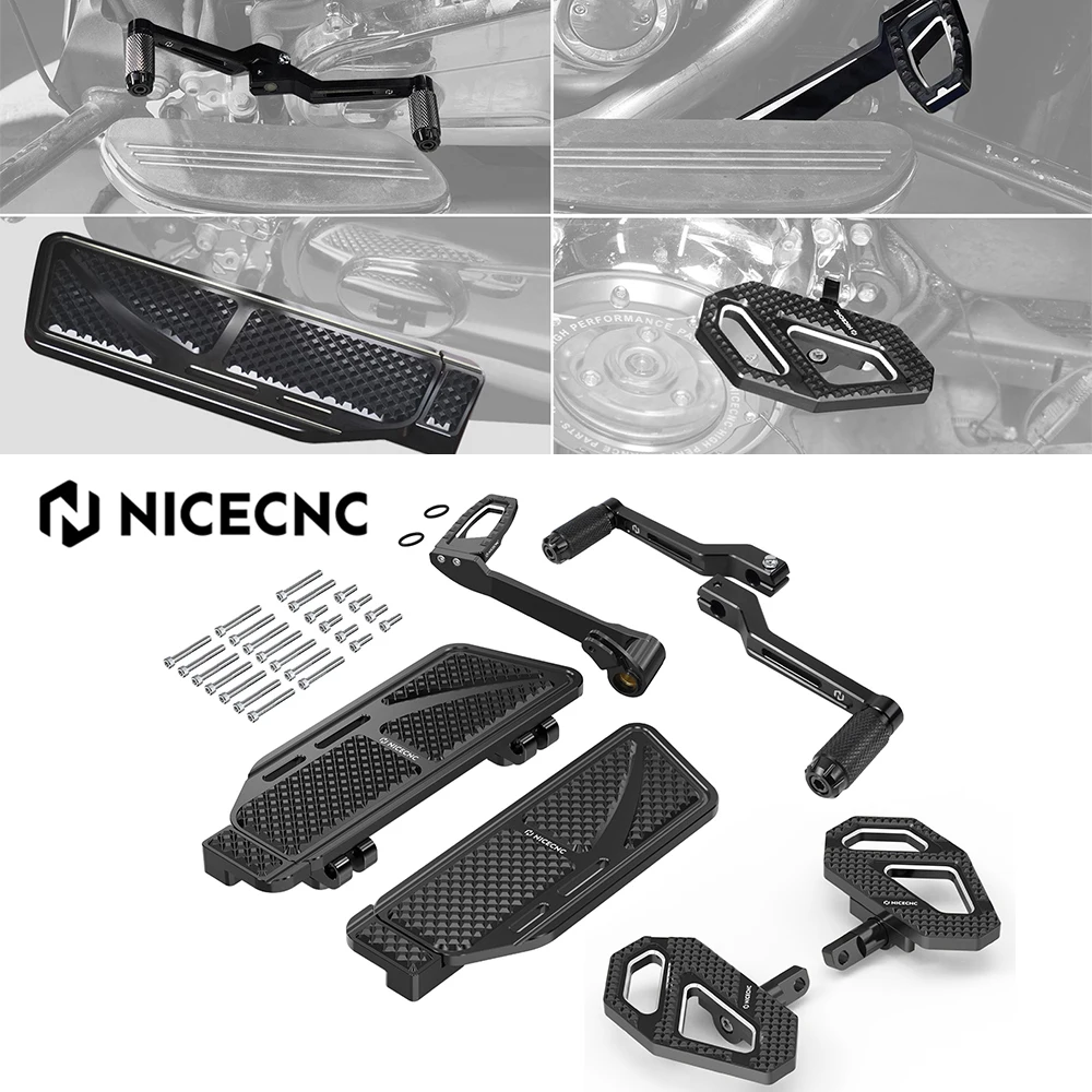 

For Harley Road Glide FLTRX Special FLTRXS 2015-2023 Street Glide FLHX FLHXS 2017-2023 Footboard Footrest Brake Shifter Lever